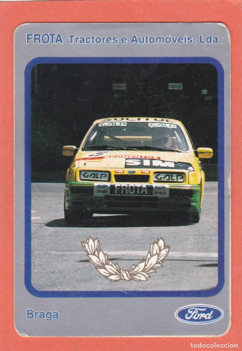 Coleccionismo Calendarios: CALENDARIO PORTUGAL 1989 - FORD SIERRA - FROTA. CONCESIONARIO COCHES