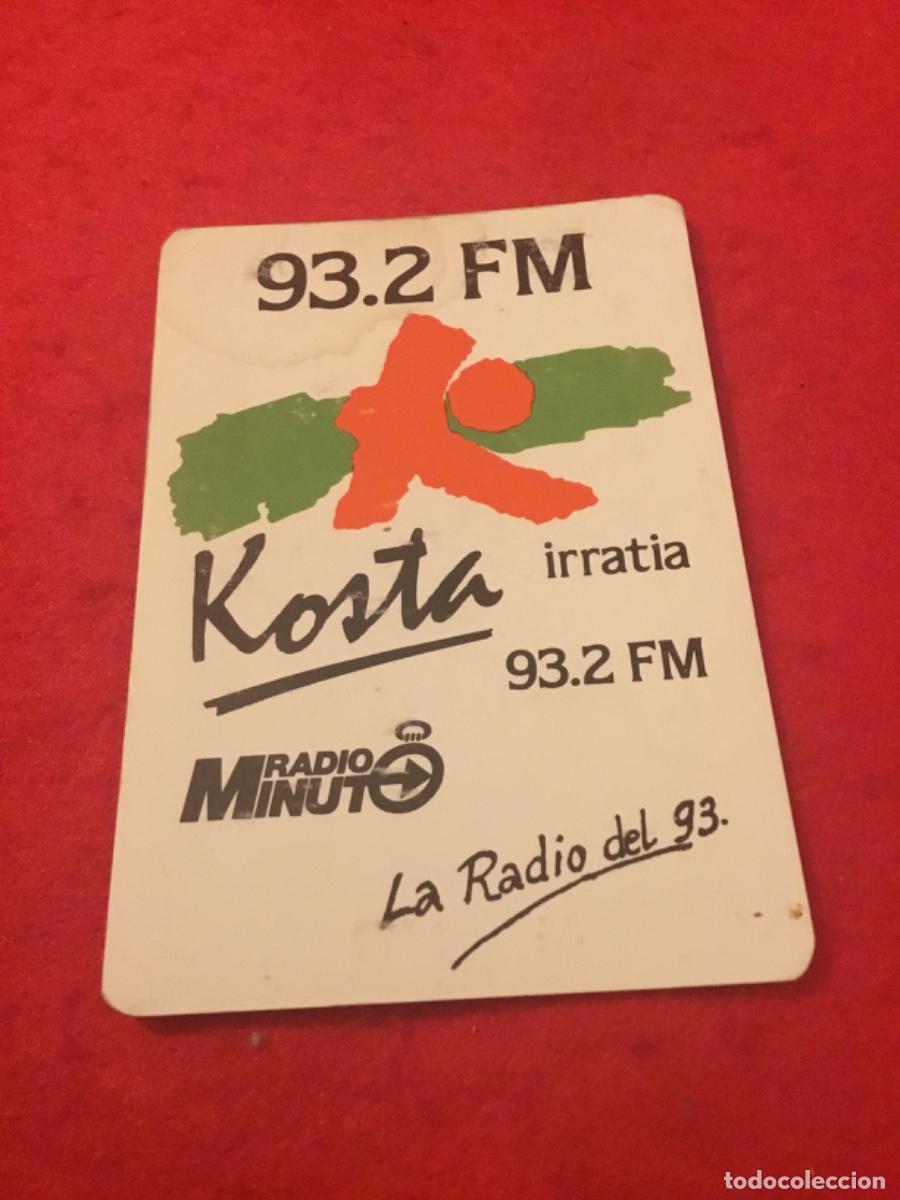 Coleccionismo Calendarios: Calendario Kosta irratia radio minuto 1991;muy dificil