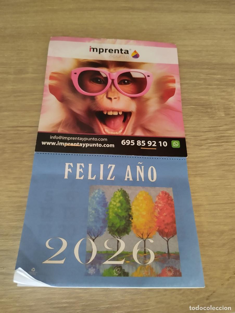 Coleccionismo Calendarios: calendario con iman del 2026