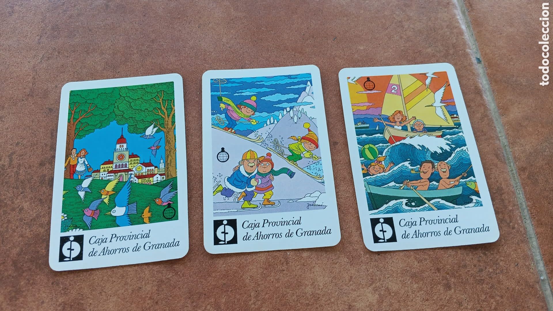 Coleccionismo Calendarios: Calendario fournier Caja provincial de ahorros de Granada 1986