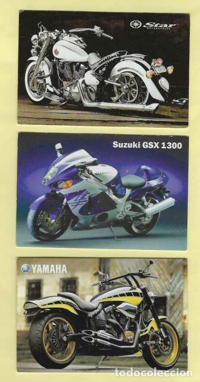 Coleccionismo Calendarios: 3 CALENDARIOS DE BOLSILLO DE RUSIA A&Ntilde;O 2009 MOTOS - VER FOTO REVERSOS