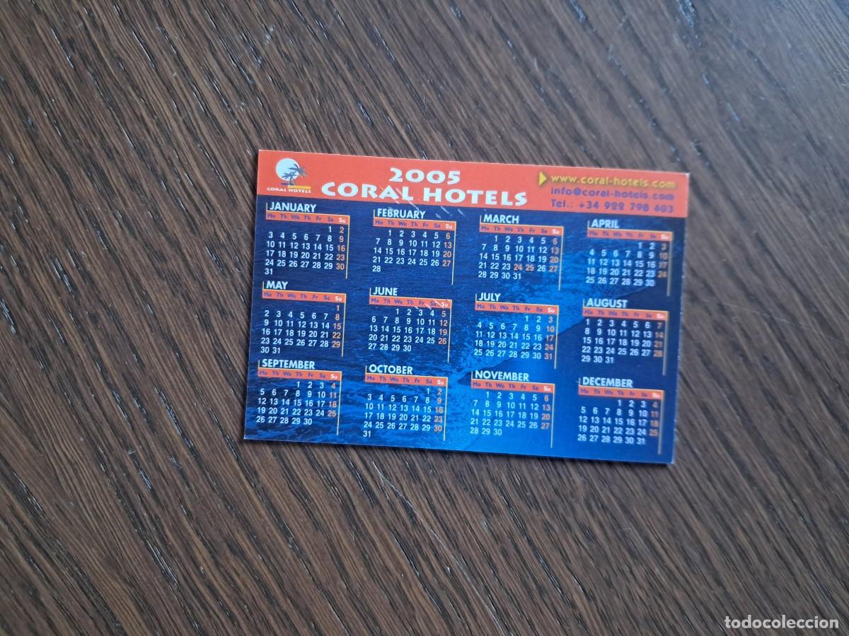 Coleccionismo Calendarios: calendario de publicidad, Coral hotels, en ingl&eacute;s, a&ntilde;o 2006.