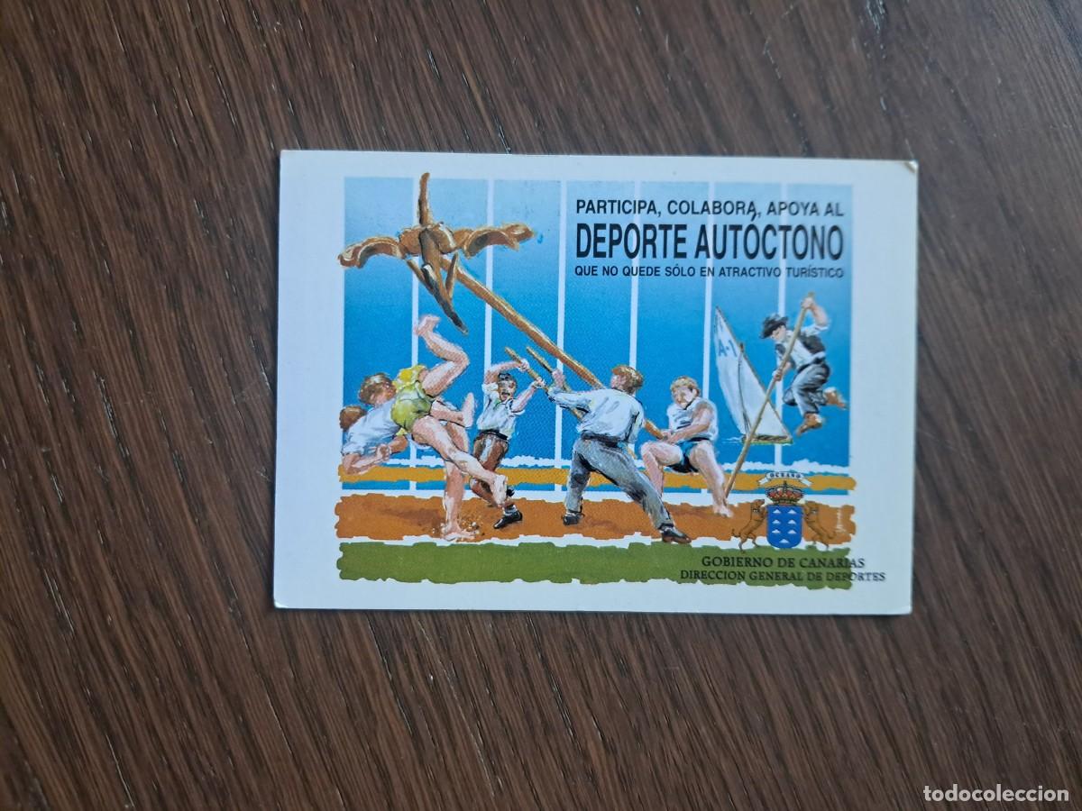 Coleccionismo Calendarios: calendario de publicidad, participa, colabora, deporte aut&oacute;ctono, gobierno de Canarias a&ntilde;o 1994.
