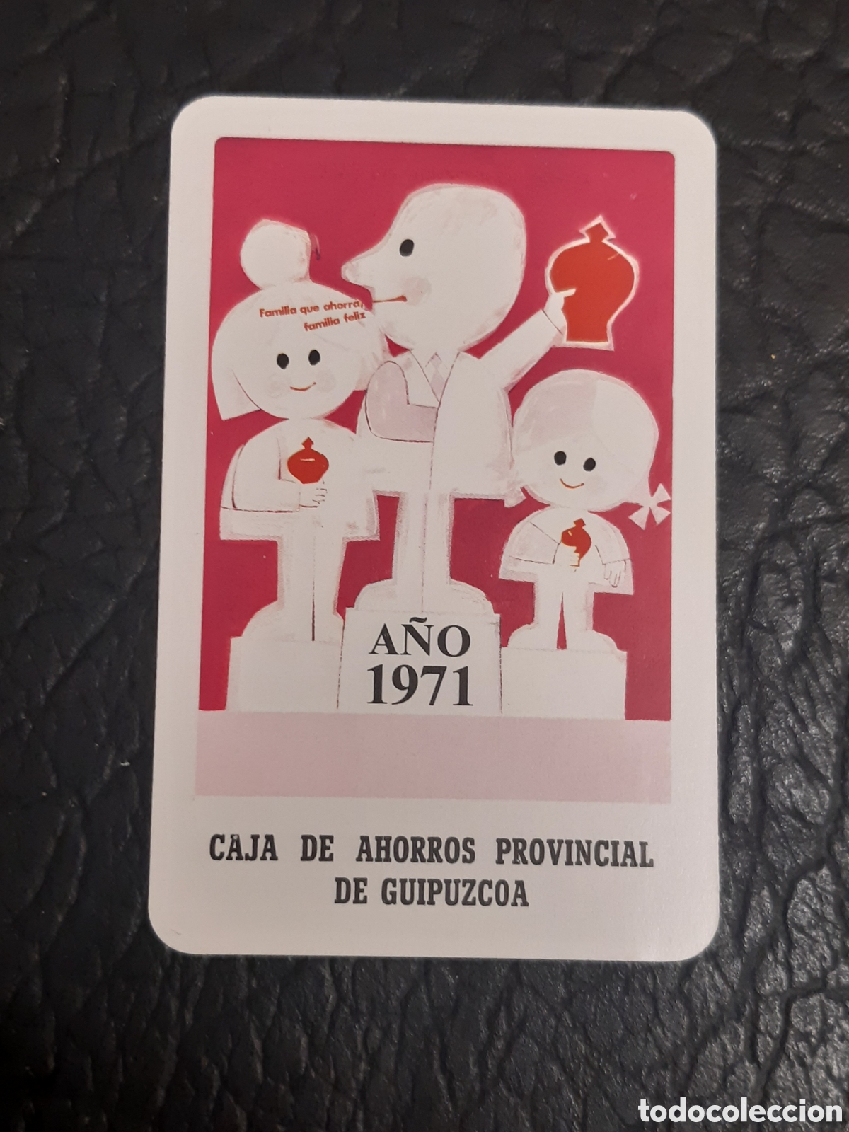 Coleccionismo Calendarios: Calendario fournier Caja Provincial de Guipuzcoa 1971