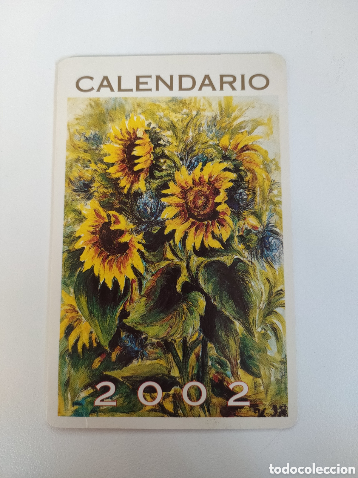 Coleccionismo Calendarios: ASOCIACION DE PINTORES CON LA BOCA Y CON EL PIE. Calendario con publicidad 2002