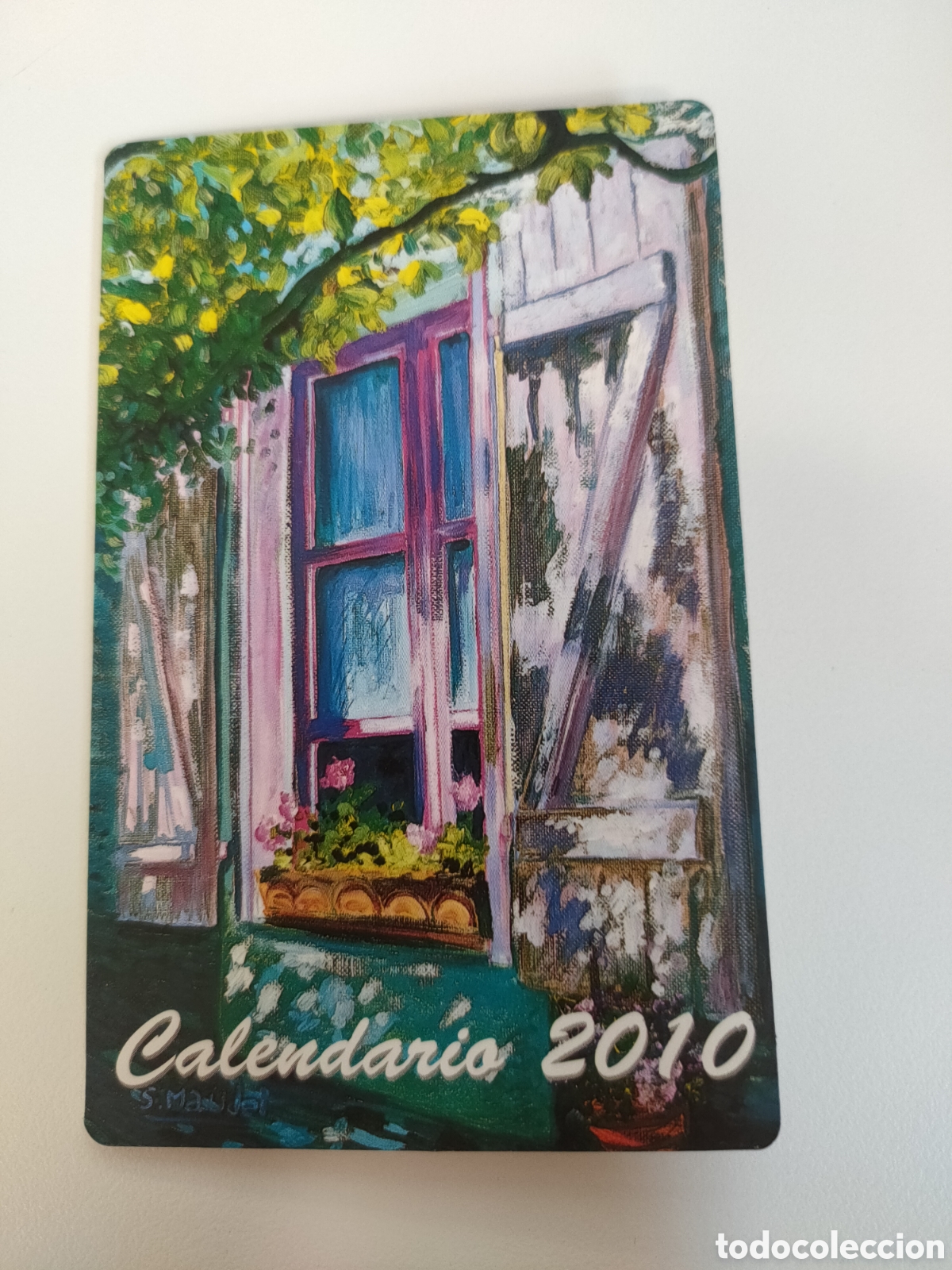 Coleccionismo Calendarios: ASOCIACION DE PINTORES CON LA BOCA Y CON EL PIE. Calendario con publicidad 2010