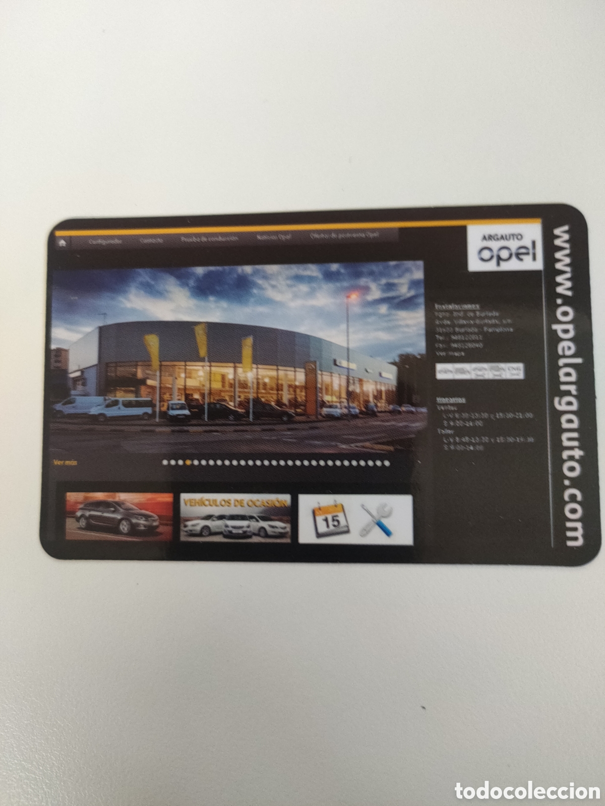 Coleccionismo Calendarios: calendario Opel Argauto 2018