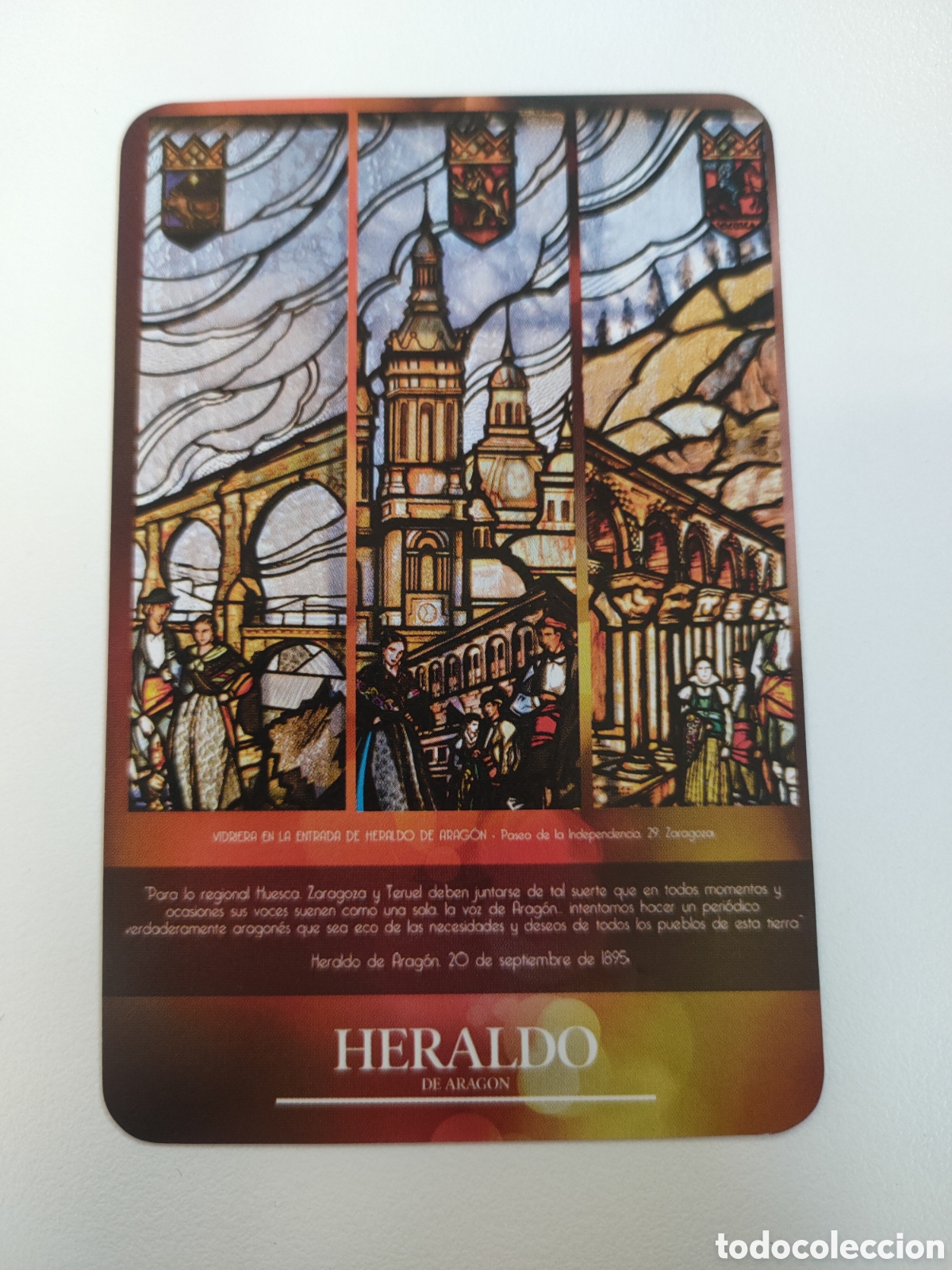 Coleccionismo Calendarios: Calendario Heraldo de Arag&oacute;n 2016