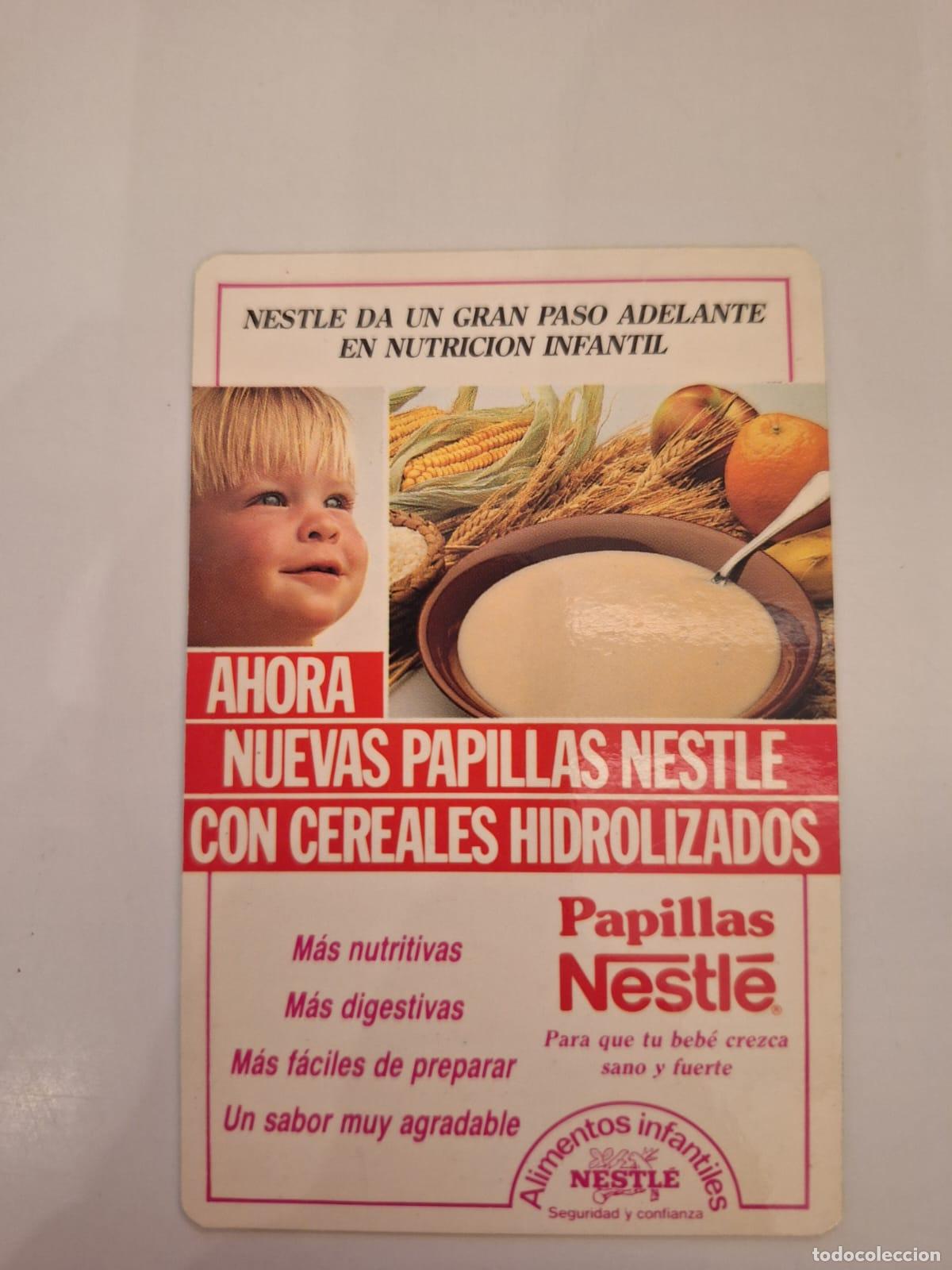 Coleccionismo Calendarios: Calendario Papillas Nestl&eacute; A&ntilde;o 1989 Laboratorios farmac&eacute;uticos Beb&eacute; Publicidad