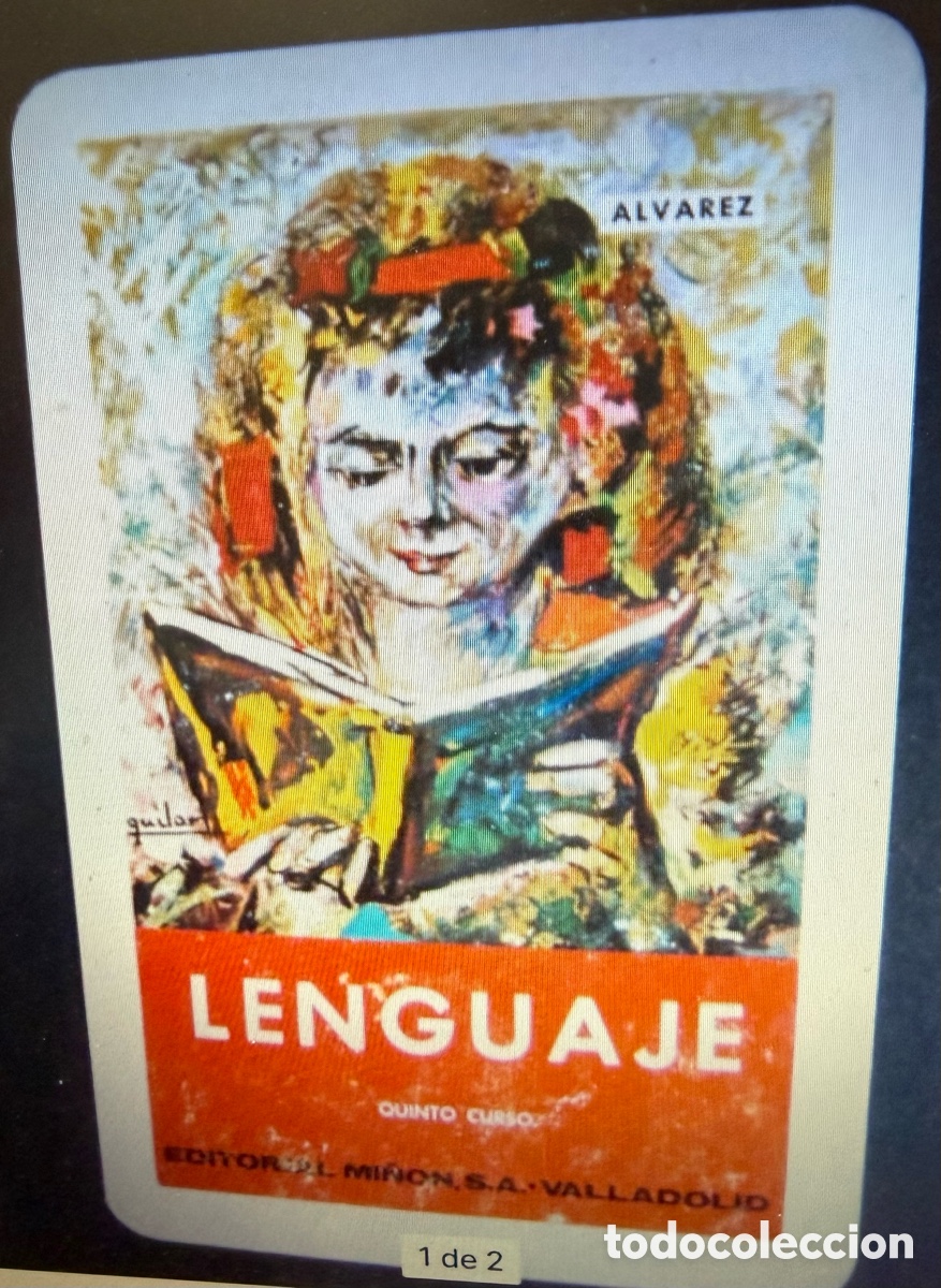 Coleccionismo Calendarios: CALENDARIO DE FOURNIER DE LENGUAJE A&Ntilde;O 1968-ALB-N&ordm;-6