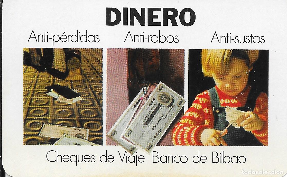 Coleccionismo Calendarios: [CALENDARIO DE BOLSILLO] Cheques de viaje. Banco de Bilbao. A&ntilde;o 1975