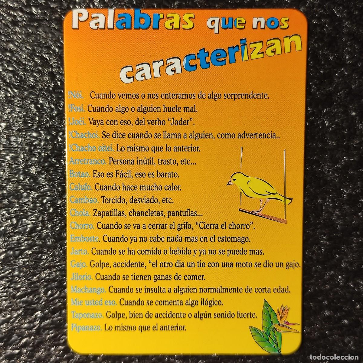 Coleccionismo Calendarios: CALENDARIO DE BOLSILLO . ISLAS CANARIAS ** PALABRAS CANARIAS ** 2001 Serie Braumig GC 061** T4