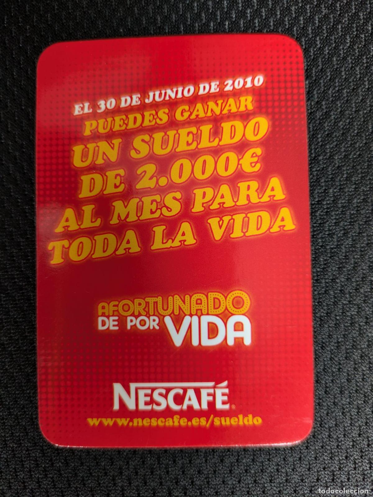 Coleccionismo Calendarios: Calendario Nescafe Sueldo. A&ntilde;o 2010.