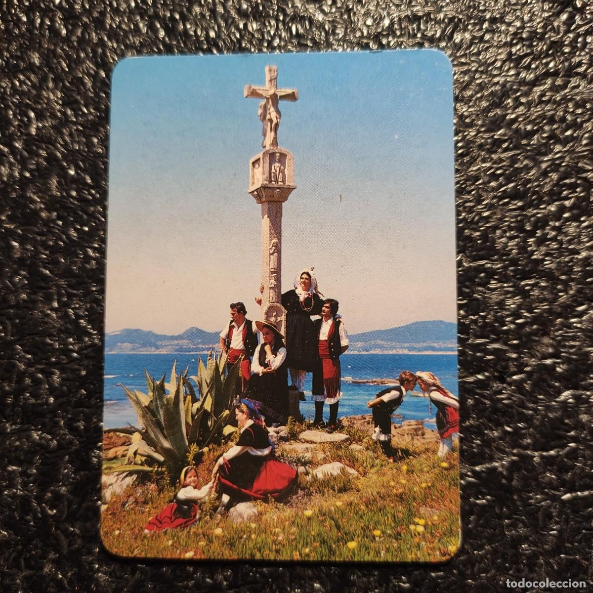 Coleccionismo Calendarios: CALENDARIO BOLSILLO . GALICIA . TRAJE TIPICO . RUTA ZACOBEA ** BAR LA ESTACION TEROR . CANARIAS** T4