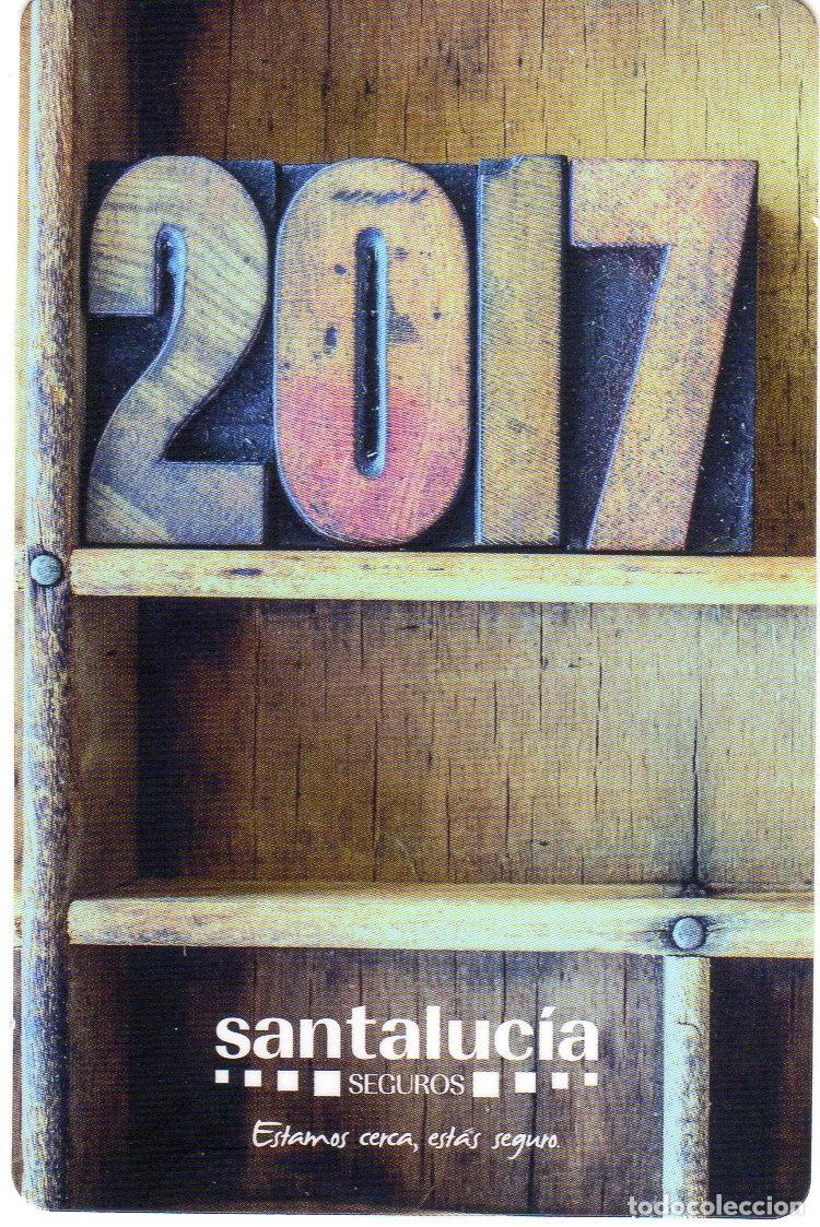 Coleccionismo Calendarios: CALENDARIO BOLSILLO - A&Ntilde;O 2017 - SANTA LUC&Iacute;A SEGUROS