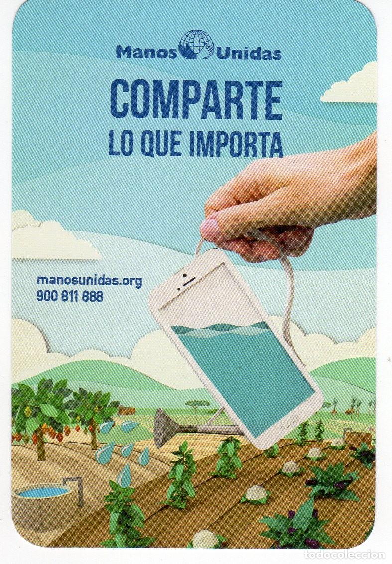 Coleccionismo Calendarios: CALENDARIO BOLSILLO - A&Ntilde;O 2018 - MANOS UNIDAS - CASTELLANO