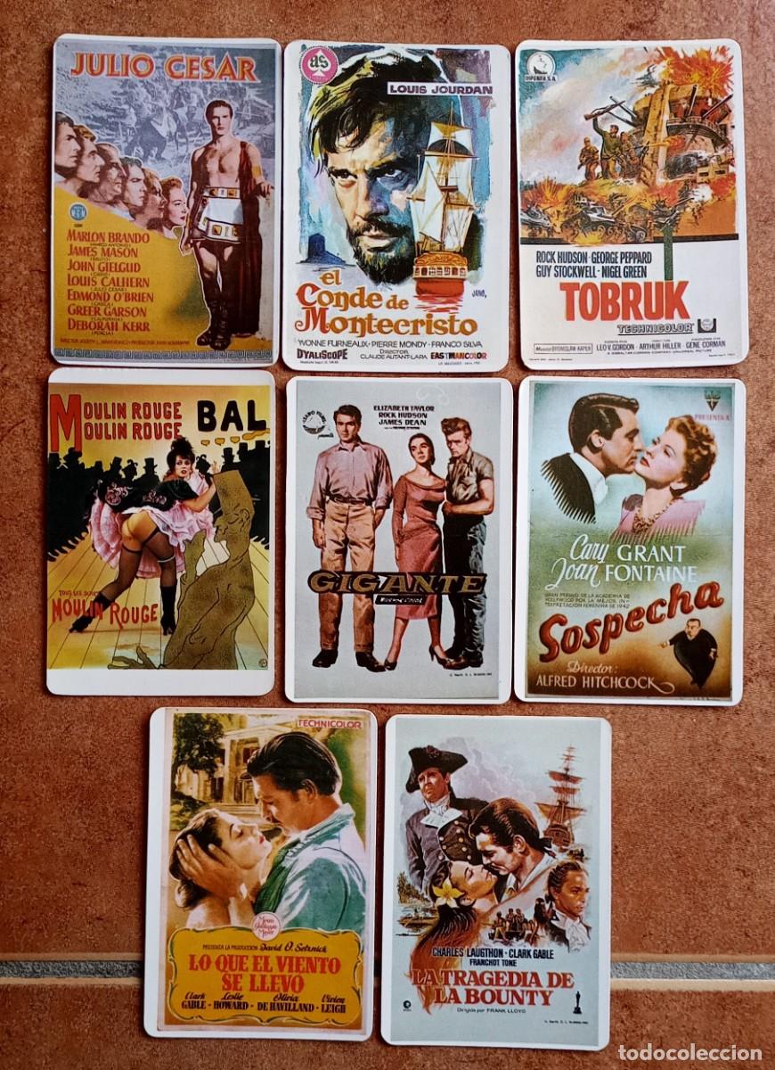Coleccionismo Calendarios: 8 calend&aacute;rios de bolso, filmes, cinema