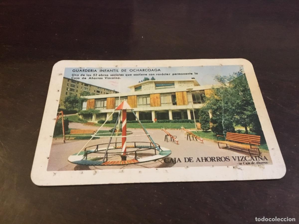 Coleccionismo Calendarios: CALENDARIO FOURNIER CAJA AHORROS VIZCAINA 1974,(Tiene agujeritos, como si hubiera estado grapado