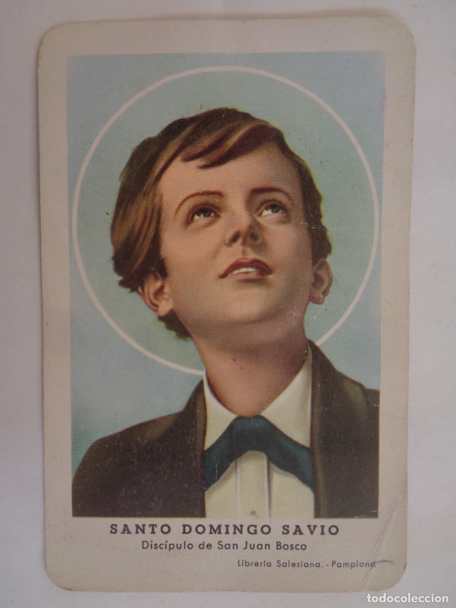 Coleccionismo Calendarios: CALENDARIO DE BOLSILLO FOURNIER DE 1958 : SANTO DOMINGO SAVIO, DISCIPULO DE S. JUAN BOSCO. PAMPLONA