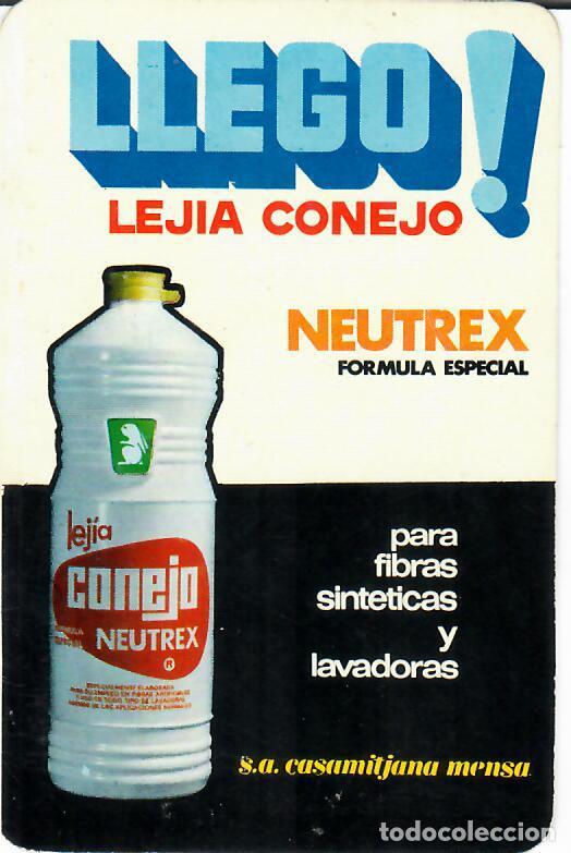 Coleccionismo Calendarios: CALENDARIO DE PUBLICIDAD - A&Ntilde;O 1970 - LEJ&Iacute;A CONEJO