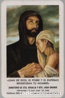 Coleccionismo Calendarios: CALENDARIO FOURNIER S JUAN DE DIOS POBRE A&Ntilde;O 1968 CAL-11022 ,2