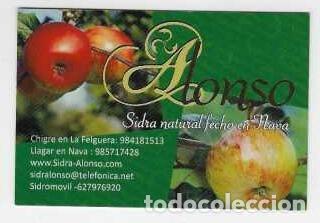 Coleccionismo Calendarios: CALENDARIO DE BOLSILLO A&Ntilde;O 2008 BEBIDAS -SIDRA NATURAL ALONSO - ASTURIAS- VER FOTO REVERSO