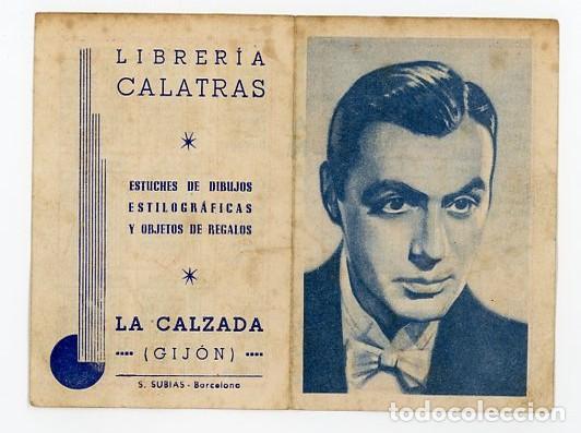 Coleccionismo Calendarios: LA CALZADA. GIJON. ASTURIAS. LIBRERIA CALATRAS. ALMANAQUE 1948.