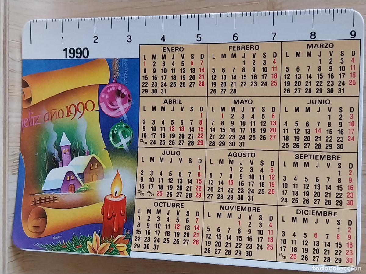 Coleccionismo Calendarios: NAVIDAD A&Ntilde;O 1990 * PUBLI FOTOCOPIAS IMAGEN VALLECAS REF MP 149