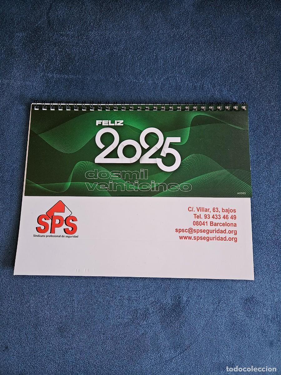 Coleccionismo Calendarios: Calendario Nuevo De Sobremesa Publicidad SPS/ Sindicato Profesional De Seguridad Del A&ntilde;o 2025.