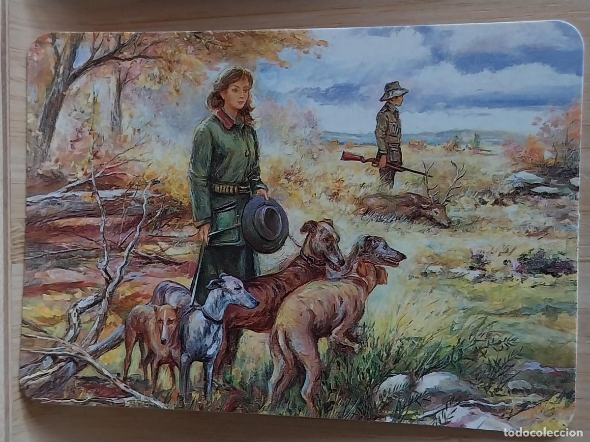 Coleccionismo Calendarios: ILUSTRACION CAZA PERROS CALENDARIO A&Ntilde;O 1996 PUBLI BAR VINATEROS REF MC 112