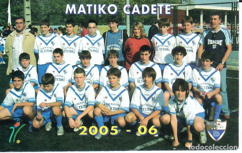 Coleccionismo Calendarios: CALENDARIO DE PUBLICIDAD F&Uacute;TBOL - A&Ntilde;O 2006 - MATIKO CADETE - LA CAIXA