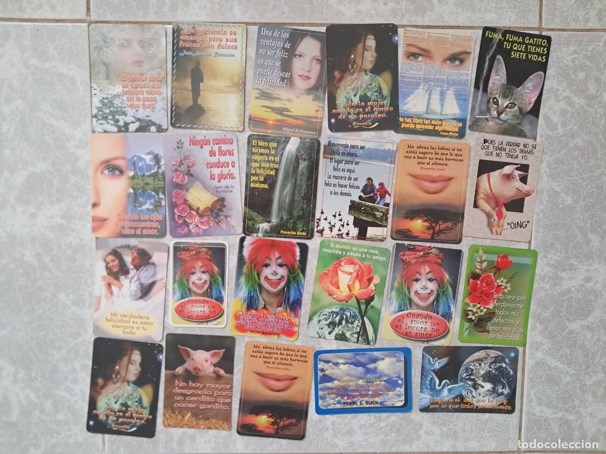 Sammeln von Kalendern: lote de 23 calendarios de serie de frases bonitas, a&ntilde;os 90-2000.