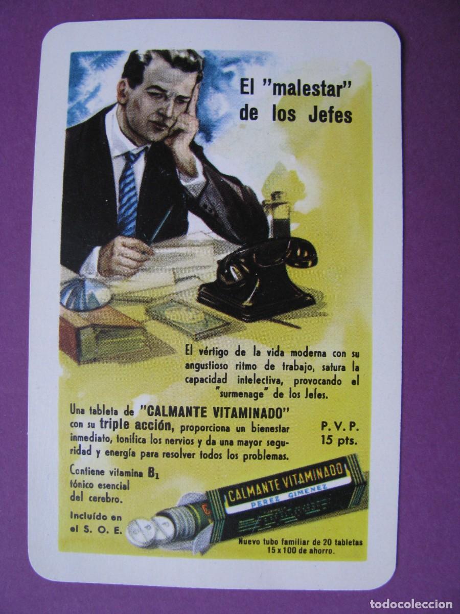 Sammeln von Kalendern: CALENDARIO FOURNIER. CALMANTE VITAMINADO 1961