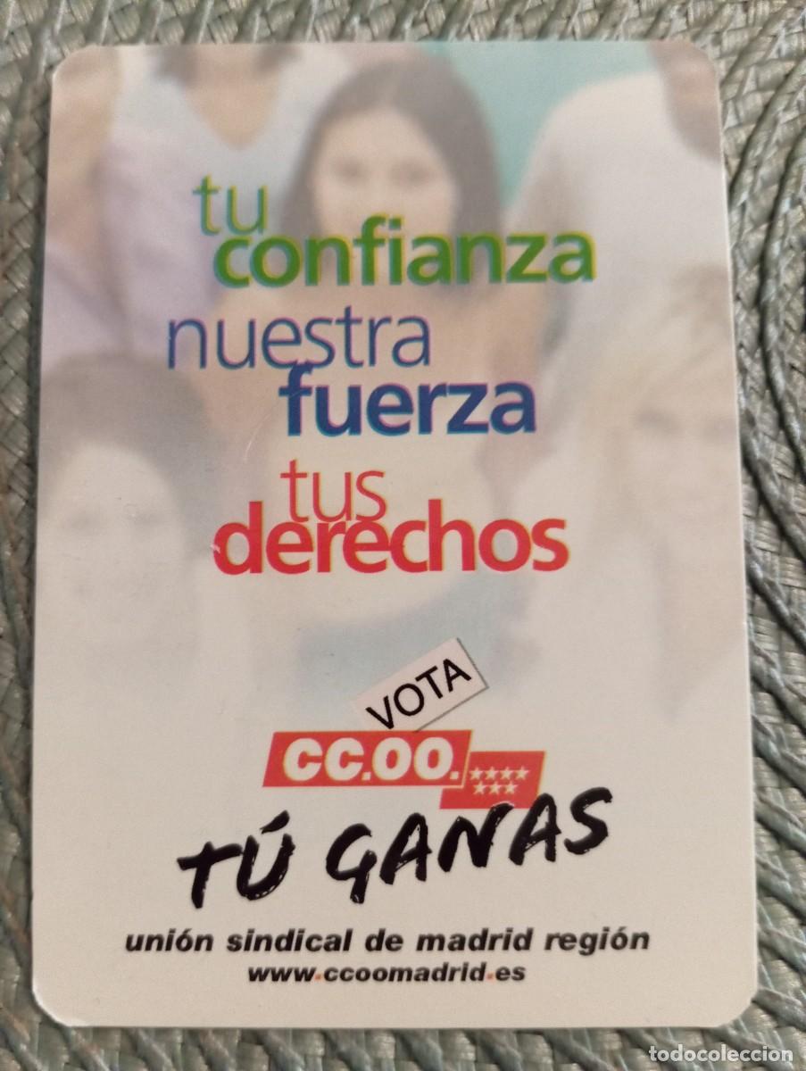 Coleccionismo Calendarios: 1 CALEMDARIO DE ** CC.OO VOTA ** ..A&Ntilde;O 2007