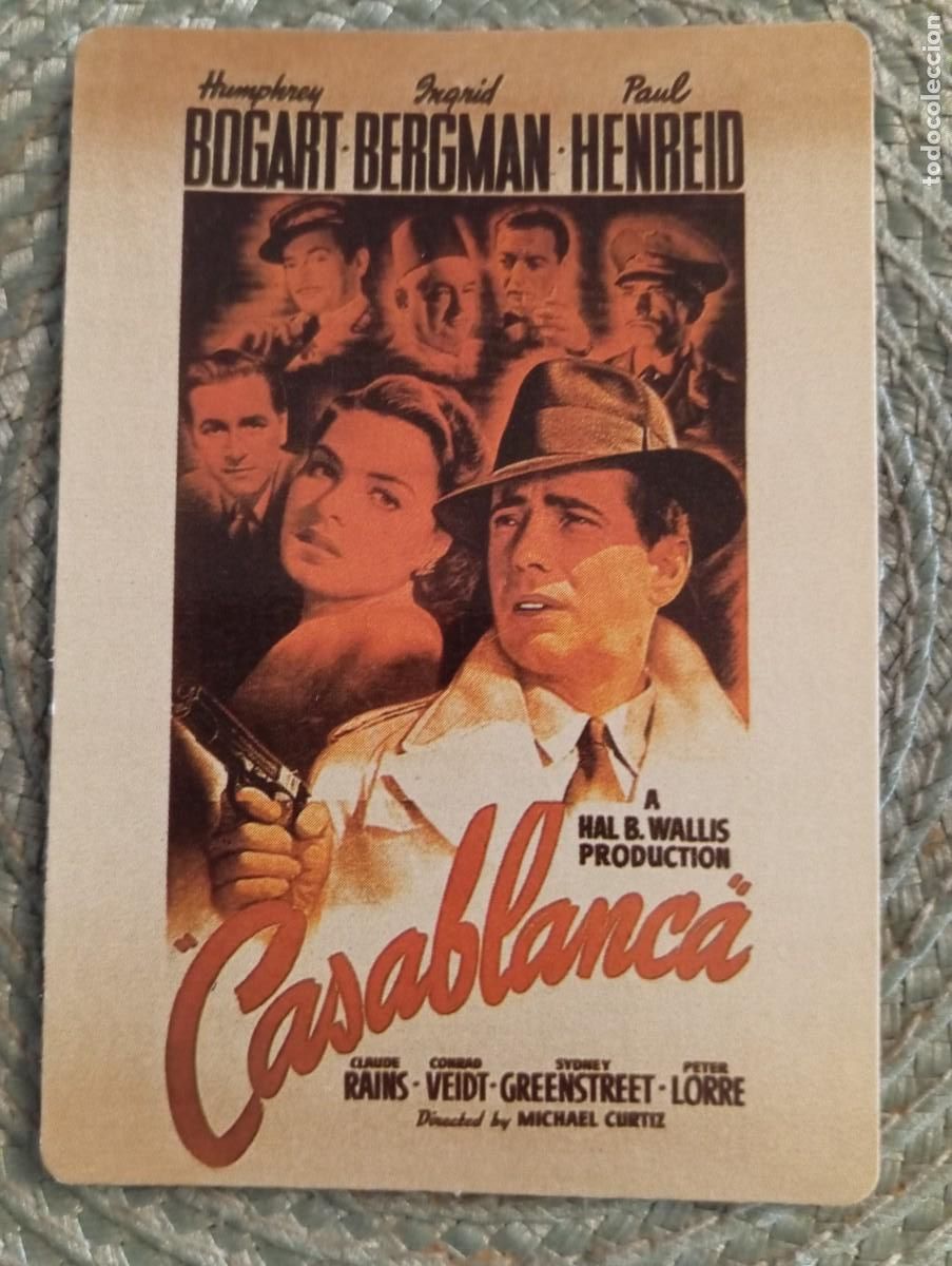 Coleccionismo Calendarios: 1 CALEMDARIO DE ** CASABLANCA. HUMPHREY BOGART ** ..A&Ntilde;O 2003
