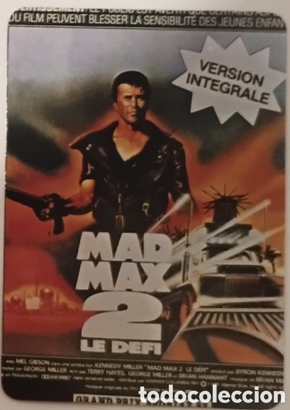 Coleccionismo Calendarios: Calend&aacute;rio de Bolso Mad Max 2 - Mel Gibson (Raro)