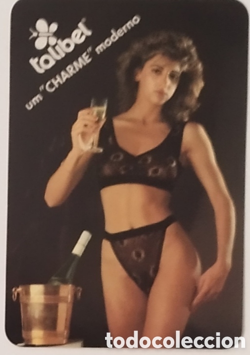 Coleccionismo Calendarios: Calend&aacute;rio de Bolso Talibet 1988 - Lingerie - Publicidade Vintage