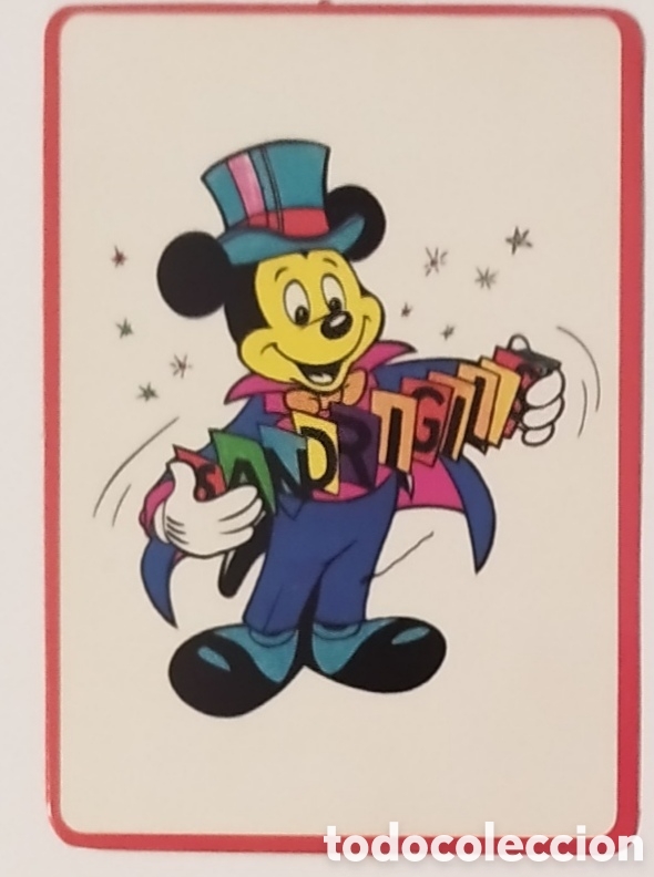 Coleccionismo Calendarios: Calend&aacute;rio de Bolso Sangril 1988 - Personagem Mickey - Publicidade Vintage