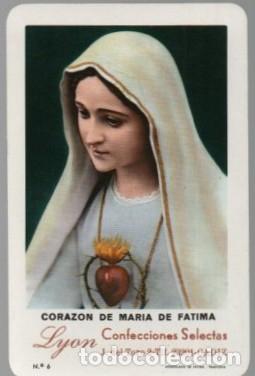 Coleccionismo Calendarios: CALENDARIO FOURNIER CORAZON MARIA FATIMA A&Ntilde;O 1965 CAL-11034