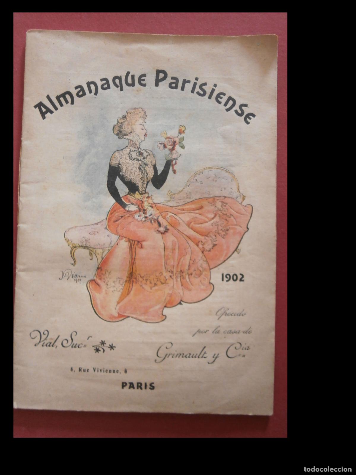 Coleccionismo Calendarios: Almanaque Parisiense. 1902