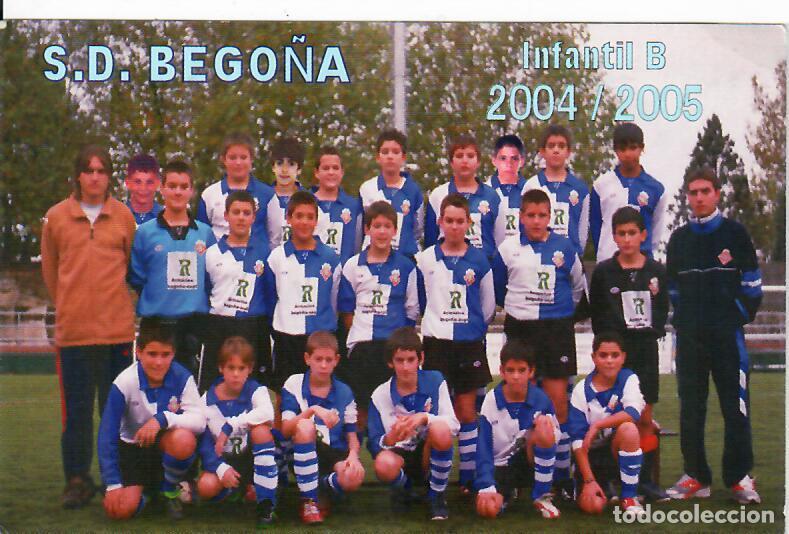 Coleccionismo Calendarios: CALENDARIO DE PUBLICIDAD F&Uacute;TBOL - A&Ntilde;O 2005 - S.D. BEGO&Ntilde;A INFANTIL B