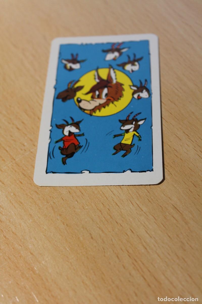 Colecionismo Calend&aacute;rios: CALENDARIO DE BOLSILLO DE NAIPES COMAS. A&Ntilde;O 1978. CUENTOS. EL LOBO Y LOS SIETE CABRITILLOS.
