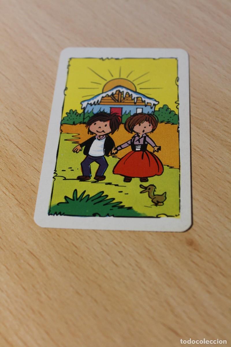 Colecionismo Calend&aacute;rios: CALENDARIO DE BOLSILLO DE NAIPES COMAS. A&Ntilde;O 1978. CUENTOS. HANSEL Y GRETEL.