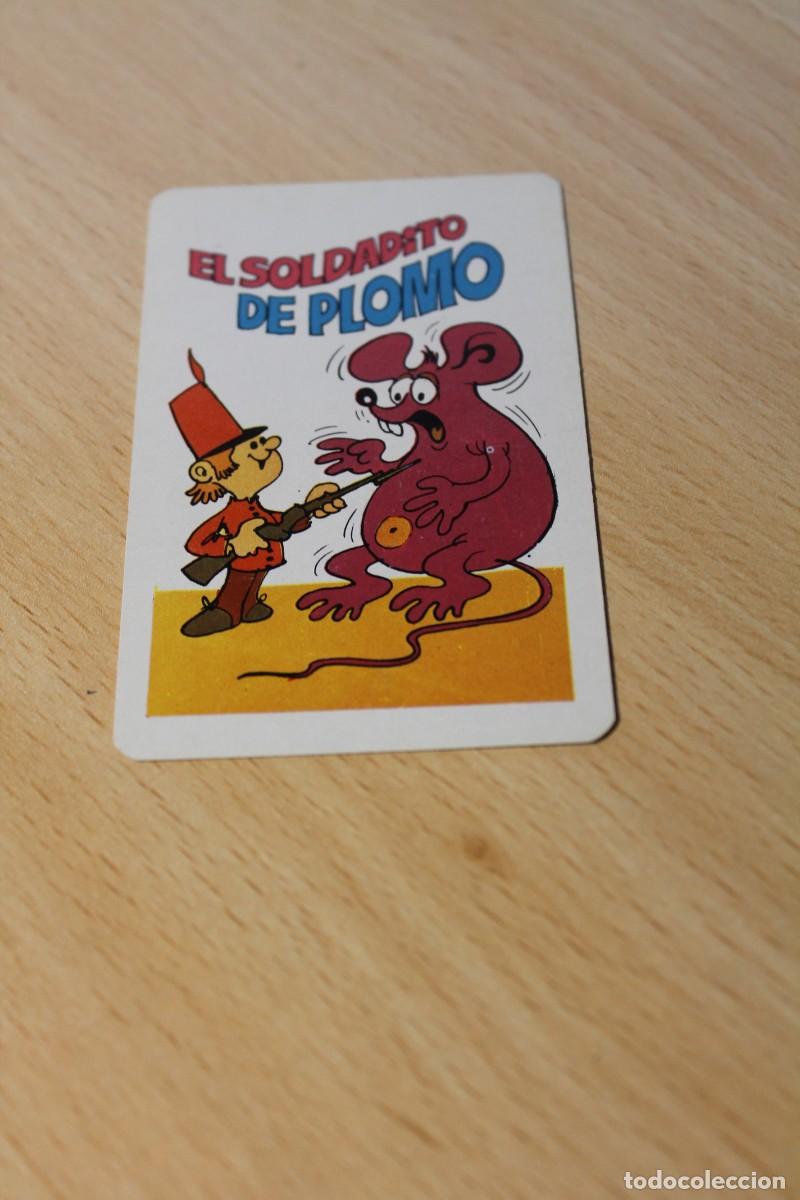Colecionismo Calend&aacute;rios: CALENDARIO DE BOLSILLO DE NAIPES COMAS. A&Ntilde;O 1978. CUENTOS. EL SOLDADITO DE PLOMO.