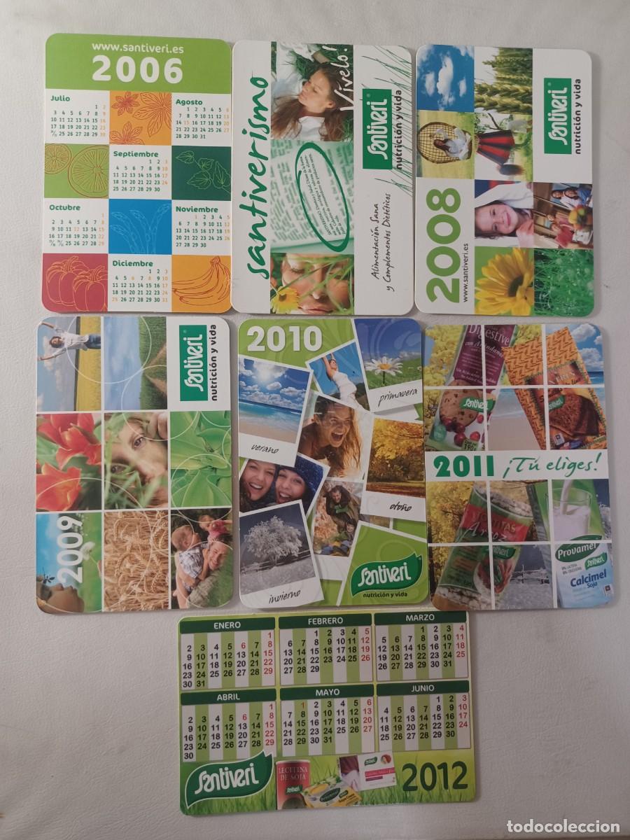 Colecionismo Calend&aacute;rios: Lote santiveri a&ntilde;os del 2006 al 2012