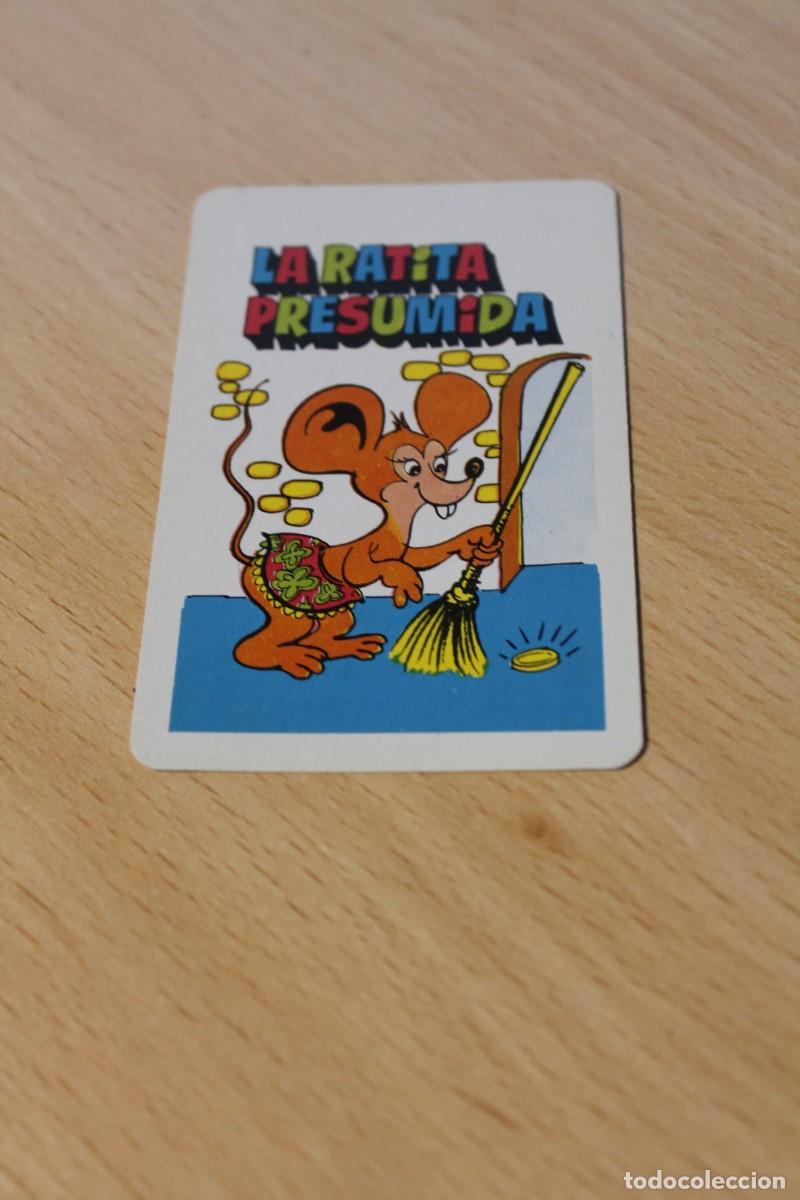 Colecionismo Calend&aacute;rios: CALENDARIO DE BOLSILLO DE NAIPES COMAS. A&Ntilde;O 1978. CUENTOS. LA RATITA PRESUMIDA.
