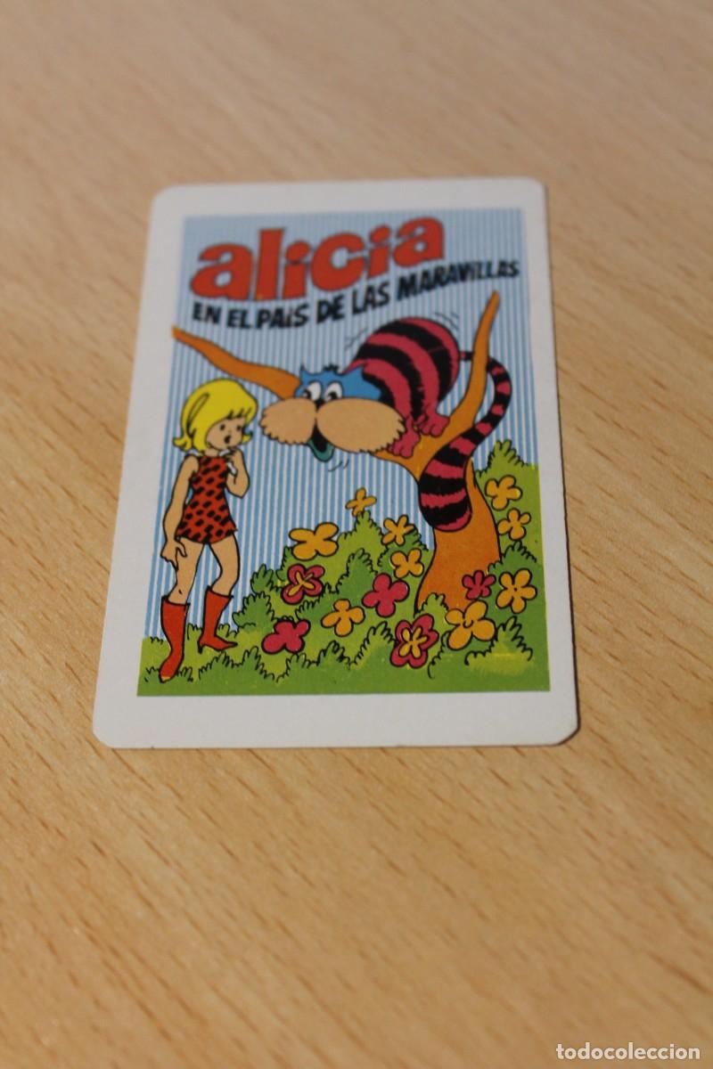 Colecionismo Calend&aacute;rios: CALENDARIO DE BOLSILLO DE NAIPES COMAS. A&Ntilde;O 1978. CUENTOS. ALICIA EN EL PAIS DE LAS MARAVILLAS.