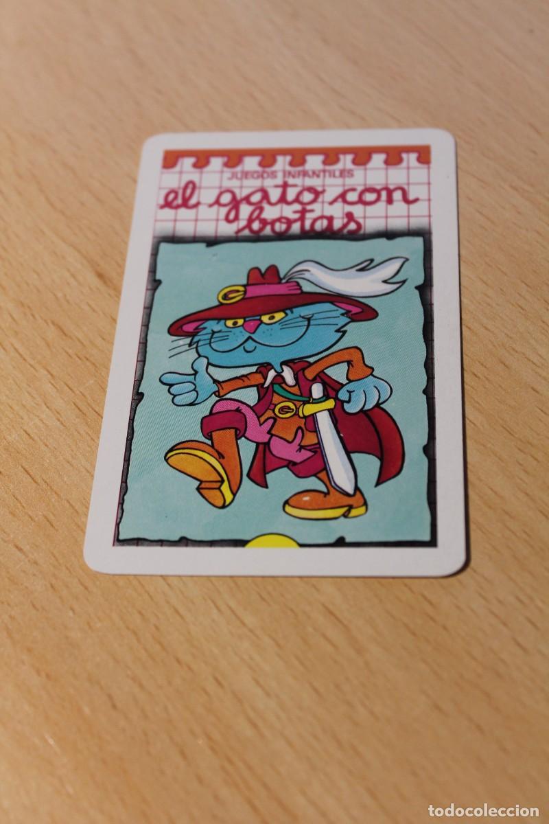 Colecionismo Calend&aacute;rios: CALENDARIO DE BOLSILLO DE NAIPES COMAS. A&Ntilde;O 1990. CUENTOS. JUEGOS. EL GATO CON BOTAS. REGLA 8.