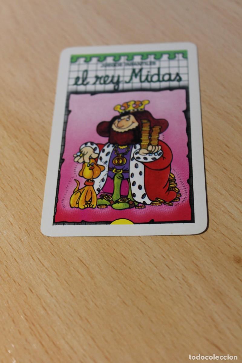 Sammeln von Kalendern: CALENDARIO DE BOLSILLO DE NAIPES COMAS. A&Ntilde;O 1990. CUENTOS. EL REY MIDAS. REGLA EN 3.
