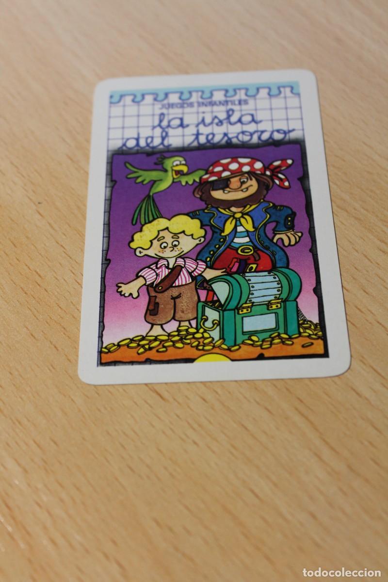 Sammeln von Kalendern: CALENDARIO DE BOLSILLO DE NAIPES COMAS. A&Ntilde;O 1990. CUENTOS. LA ISLA DEL TESORO. REGLA EN 3.
